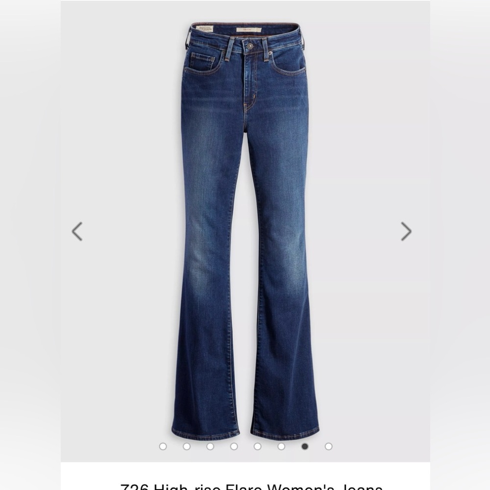 Levi's Women's Flare Jeans in Dark Blue